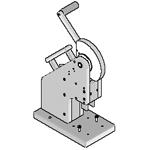 MANUAL PRESS FOR MICRO-D BACKSHELL CRIMP TOOL KIT, 9 CIRCUITS
