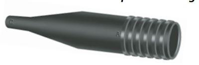 Glenair-809SU060-1 Wärmeschrumpfende Produkte Heat Shrink Molded Boot ST Flexible Polyolefin Black