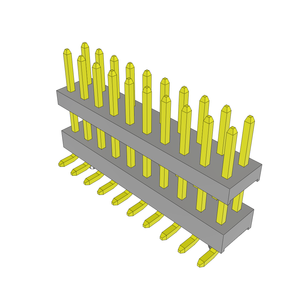 Samtec-TW-10-03-L-D-258-SM-A-TR Connector Headers and PCB Receptacles Conn Board Stacker HDR 20 POS 2mm Solder ST Top Entry SMD T/R
