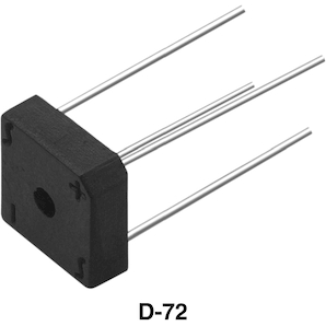 Vishay-VS-KBPC804 Bridge Rectifiers Rectifier Bridge Diode Single 400V 8A 4-Pin Case D-72