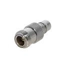 HUBER+SUHNER-31_N-QN-50-1/133_NE Connector RF Conn Type N-QN Adapter 0Hz to 11GHz 50Ohm ST F/F Gold Over Nickel Single