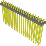 Conn Unshrouded Header HDR 40 POS 2mm Solder ST Top Entry Thru-Hole Bulk