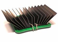 Advanced Thermal Solutions-ATS-51400R-C1-R0 Dissipatore Heat Sink Passive BGA Spread Clip Aluminum 1.97°C/W Black Anodized