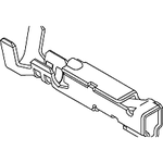 Molex-561888000 Steckverbinder, Kontakt Contact SKT Crimp ST Cable Mount 22-26AWG T/R