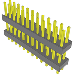 Conn Board Stacker HDR 24 POS 2.54mm Solder ST Top Entry Thru-Hole Bulk