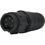 Conn Circular SKT 5 POS Solder Cup ST Cable Mount 5 Terminal 1 Port Bulk