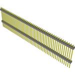 Conn Board Stacker HDR 50 POS 2.54mm Solder ST Top Entry Thru-Hole Bulk