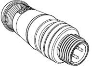 Molex-1201020002 圆形连接器 Conn M12 Circular PIN 5 POS ST Cable Mount 5 Terminal 1 Port