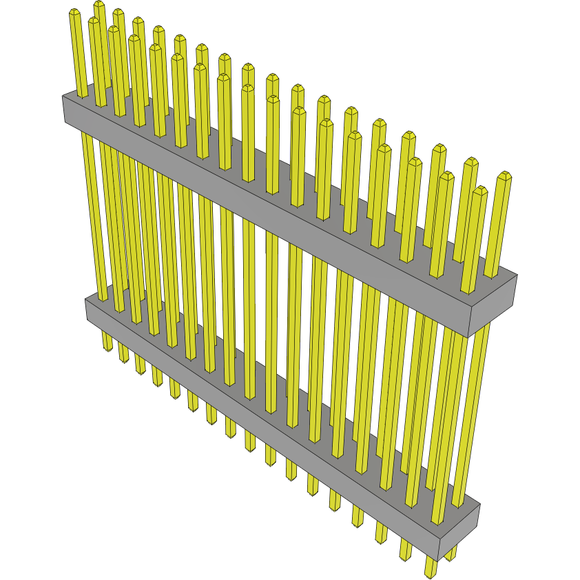 Samtec-TW-17-12-L-D-750-120 Connector Headers and PCB Receptacles Conn Board Stacker HDR 34 POS 2mm Solder ST Top Entry Thru-Hole Bulk