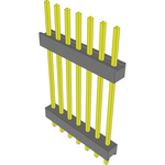 Conn Board Stacker HDR 7 POS 2.54mm Solder ST Top Entry Thru-Hole Bulk