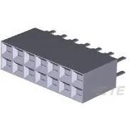 TE Connectivity-147424-7 Steckverbinderleisten und Leiterplattenbuchsen Conn Socket Strip SKT 14 POS 2.54mm Solder ST Thru-Hole Box
