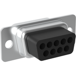 Conn D-Sub M 9 POS 1.37mm Crimp ST Cable Mount 9 Terminal 1 Port Tray