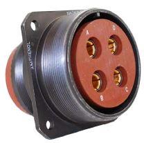 Amphenol-BACC63CD24A11SH Connettore circolare Conn Circular SKT 9 POS Crimp ST Flange Mount 9 Terminal 1 Port