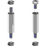 Samtec-SO-0165-04-02-01-N 压铆螺母柱 Standoff Round F/F M3 X 0.5-THD Aluminum 6061