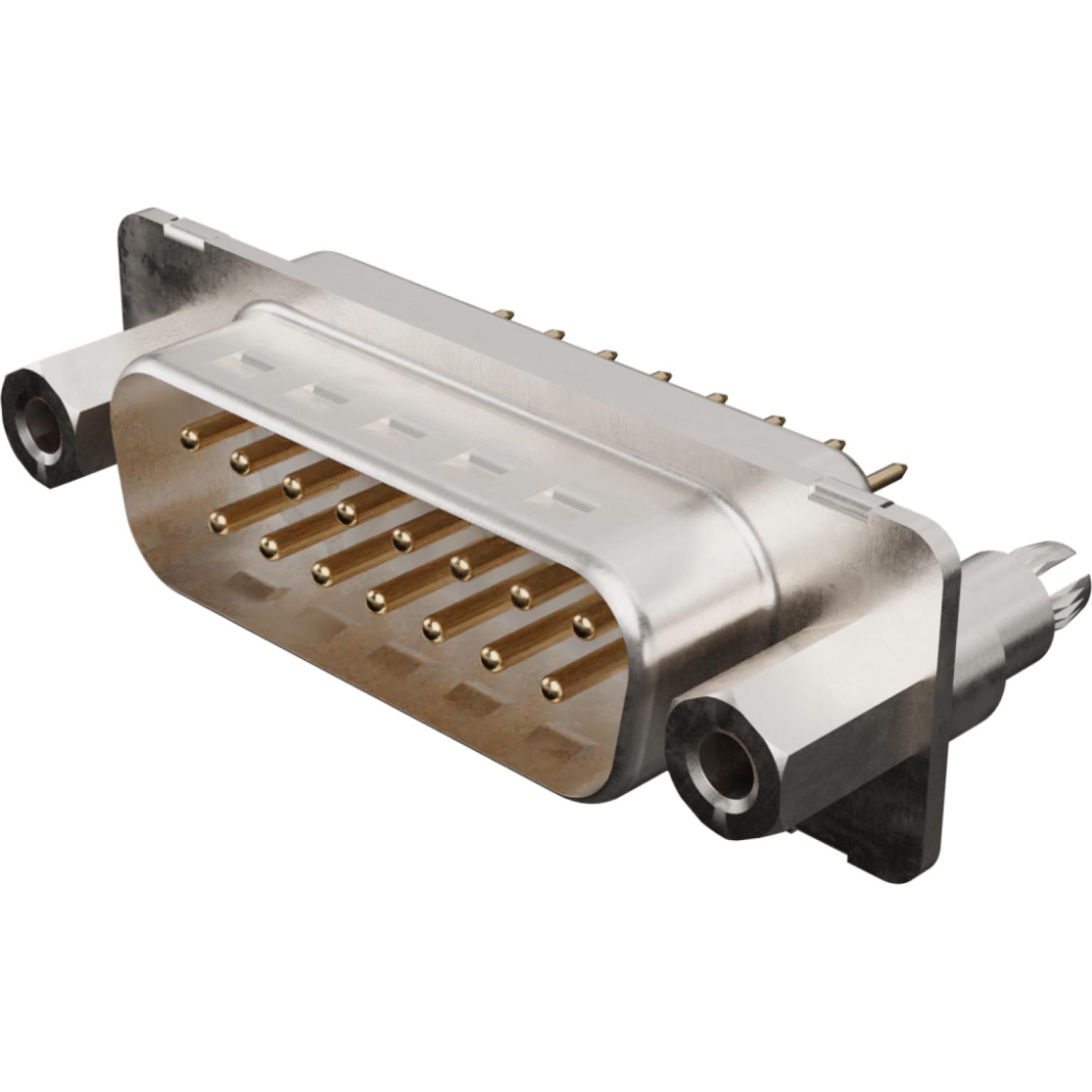 Molex-1731090456 Connector D-Subminiature Conn D-Sub M 15 POS 1.37mm Solder ST Thru-Hole 15 Terminal 1 Port Carton