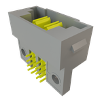 Conn Terminal Strip HDR 2Power POS 2.54mm/3.81mm Solder RA Side Entry Thru-Hole Tray