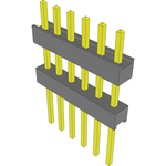 Conn Board Stacker HDR 6 POS 2.54mm Solder ST Top Entry Thru-Hole Bulk