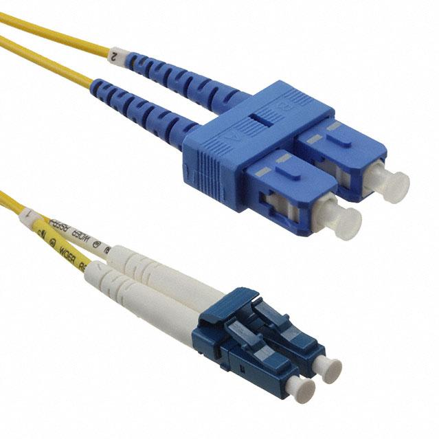CnC Tech, LLC-912S-2-5-00100 Glasfaserkabel-Baugruppen Cable Assembly Duplex 1m Duplex LC to Duplex SC