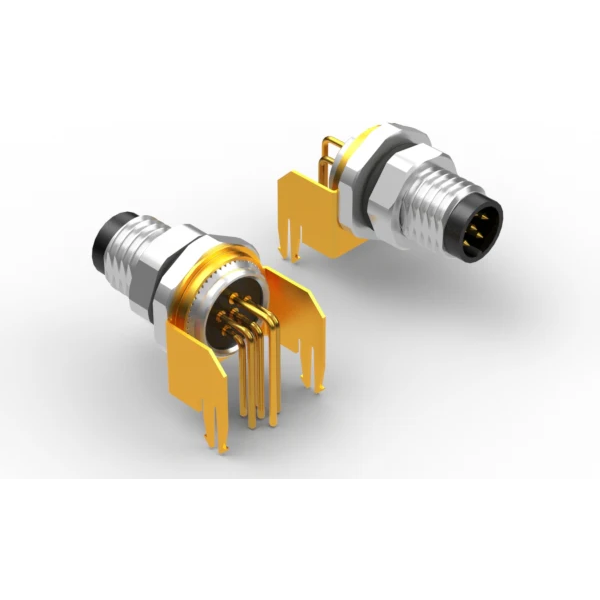 Tensility International-54-00320 Connecteur circulaire Conn M8 Circular PIN 6 POS Solder RA Thru-Hole 6 Terminal 1 Port