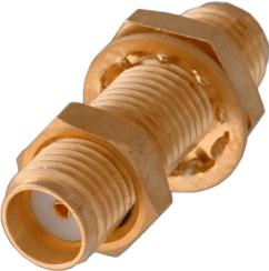 Cinch Connectivity Solutions-142-0901-401 RF-Steckverbinder Conn SMA Adapter 0Hz to 18GHz 50Ohm ST Panel Mount RCP/RCP Gold Over Nickel