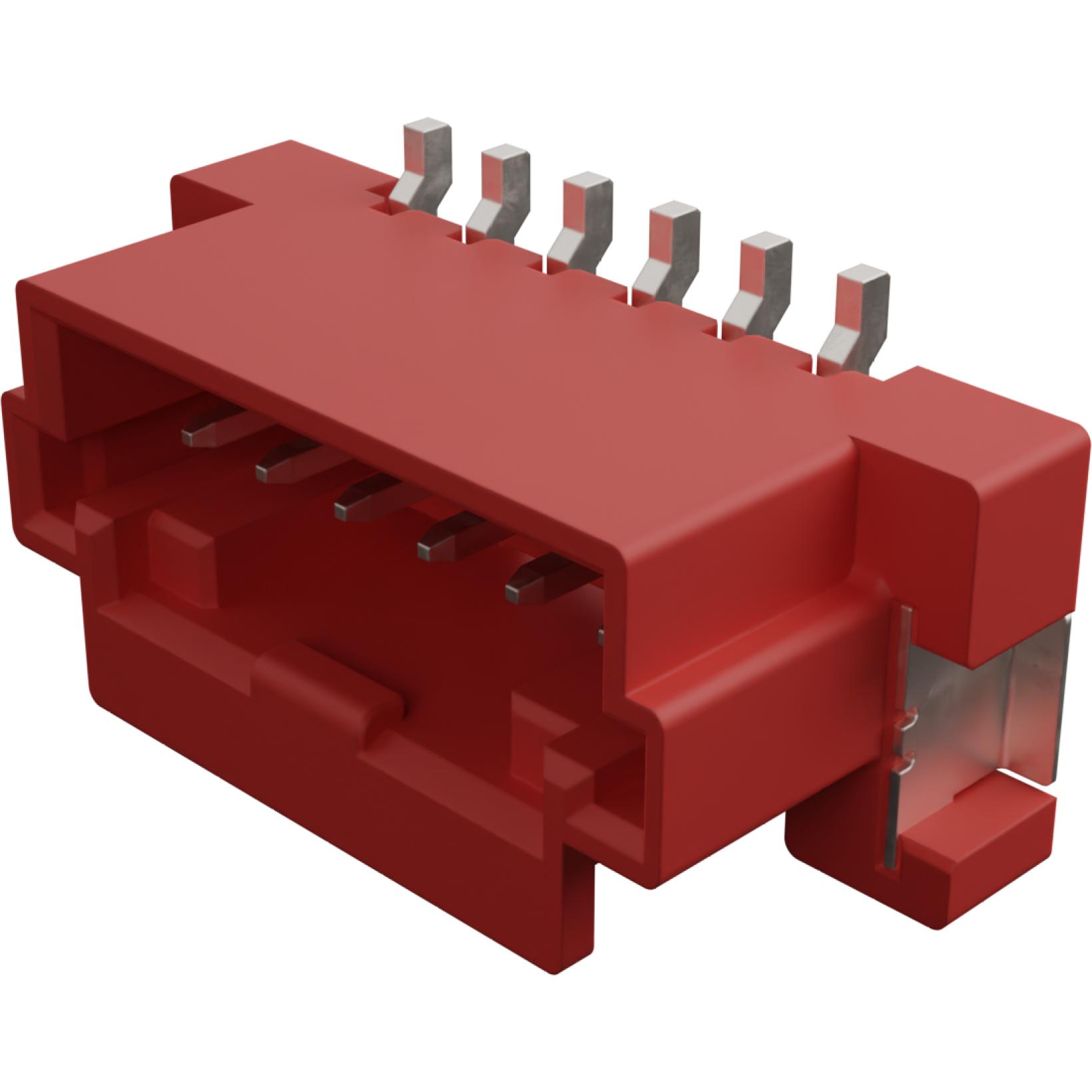 Molex-560020-0622 Connector Headers and PCB Receptacles Conn Shrouded Header (4 Sides) HDR 6 POS 2mm Solder ST Top Entry SMD DuraClik T/R