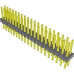 Conn Unshrouded Header HDR 40 POS 2.54mm Solder ST Top Entry Thru-Hole Bulk