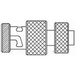 Conn Triaxial RA Cable Mount PL