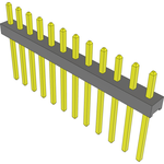 Conn Unshrouded Header HDR 12 POS 2mm Solder ST Top Entry Thru-Hole Bulk