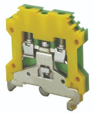 Altech Corporation-CGT4U 连接器接线板 Conn Terminal Block 2 POS Screw T DIN Rail