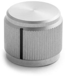 Kilo International-DD-90-1-7 Control Knobs Control Knob, Knurl/Round Clear Line