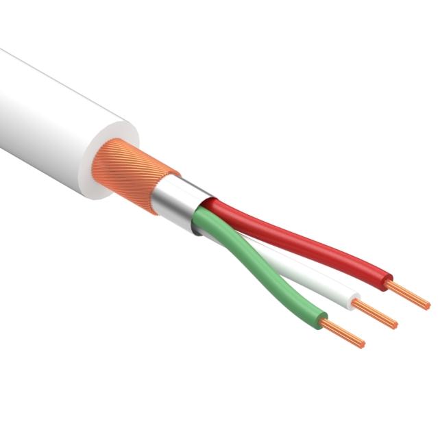 Tensility International-30-00180 Cable multiconductor Multi-Conductor Cable Foil/Spiral Polyvinyl Chloride 3Conductors 28AWG 4.1mm 300V White Polyvinyl Chloride