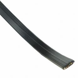 Assmann WSW components, Inc-AT-K-26-6-B/500 Kabel, Flach Flat Cable Polypropylene 6Conductors 26AWG 30V Black 152.4m Reel
