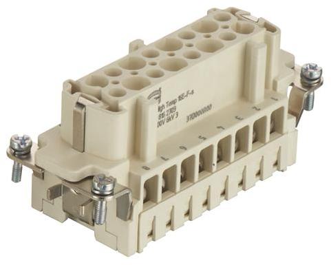 HARTING-09338162703 Steckverbinder, rechteckig Conn Rectangular F 16 POS Screw ST Panel Mount