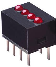 Dialight-555-5301F LED LED Uni-Color Green 565nm 8-Pin Bulk