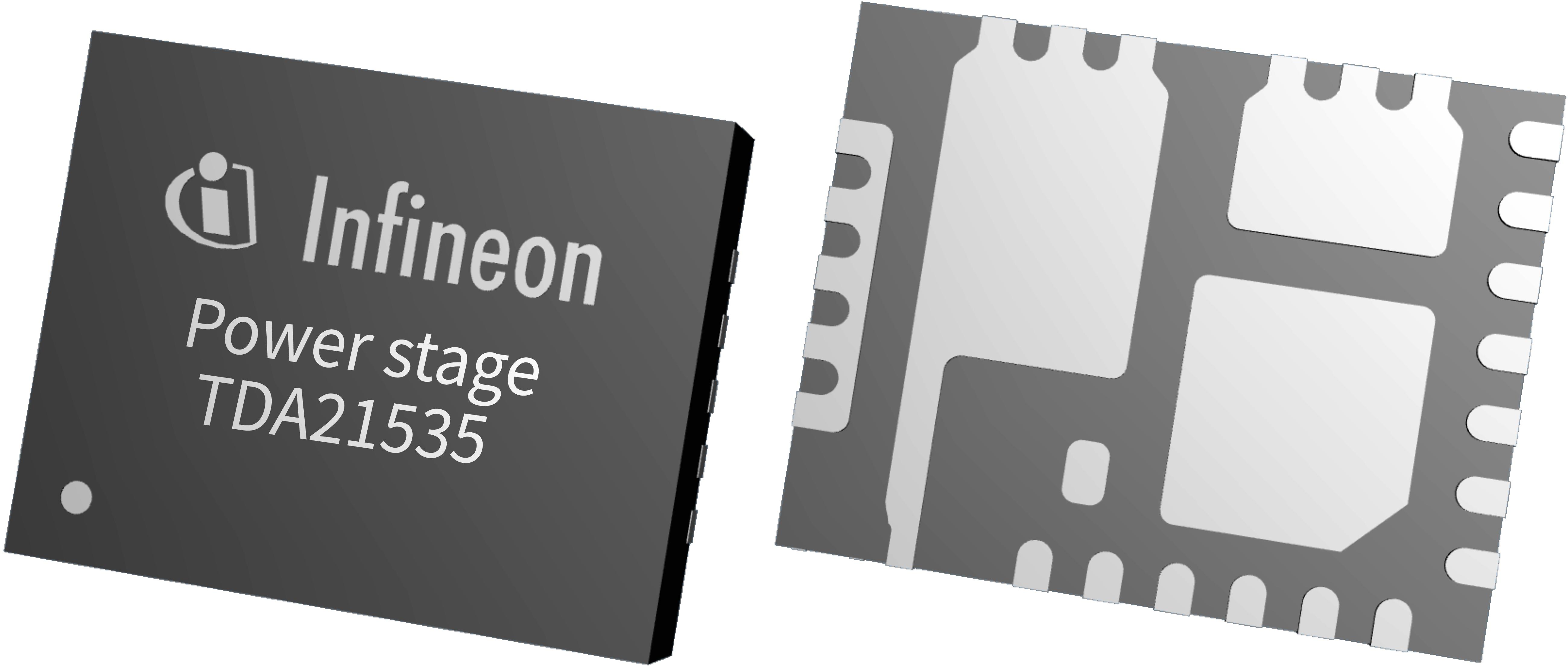 Infineon Technologies AG-TDA21535AUMA1 Módulos y circuitos integrados de energía especializados Smart Power Stage 25-Pin PQFN EP T/R