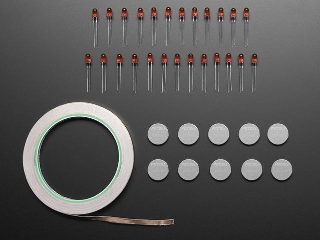 Adafruit Industries-3262 Verschiedene Produkte Paper Circuits Makerspaces kit