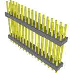 Conn Board Stacker HDR 32 POS 2.54mm Solder ST Top Entry Thru-Hole Bulk