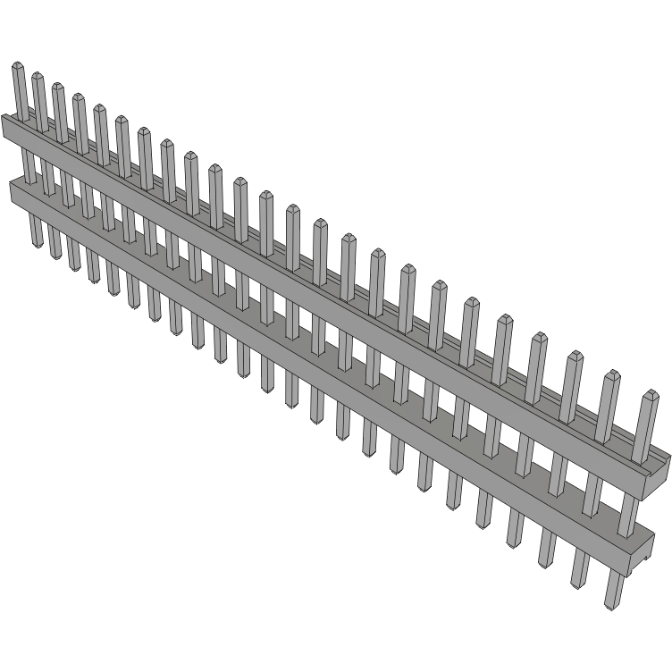 Samtec-TW-24-03-T-S-250-140 Steckverbinderleisten und Leiterplattenbuchsen Conn Board Stacker HDR 24 POS 2mm Solder ST Top Entry Thru-Hole Bulk