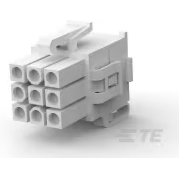 TE Connectivity-794194-1 Carcaza de cables discretos de conector Conn Housing PL 9 POS 4.14mm Crimp ST Cable Mount Natural Bag