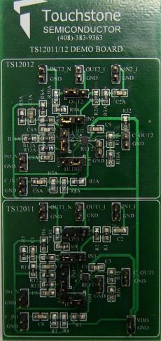 Silicon Labs-TS12011_12DB Entwicklungssätze und Werkzeuge TS12011/TS12012 Comparator Demonstration Board
