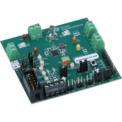 Texas Instruments-BQ24298EVM-655 Kit e schede di sviluppo gestione della potenza BQ24298 I2C Controlled Single Cell 3A USB Charger with Power Path Evaluation Module