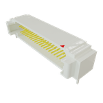 Conn Shrouded Header (4 Sides) HDR 40 POS 1mm Solder RA Side Entry SMD/Thru-Hole Micro Mate™ T/R