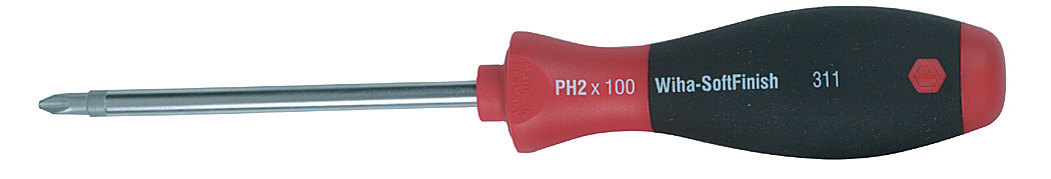 Wiha Tools USA-31112 Screwdrivers Application Tools, Phillips Softfinish Screwdriver