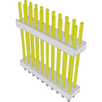 Conn Board Stacker HDR 20 POS 2.54mm Solder ST Top Entry Thru-Hole Bulk