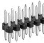 Fischer Elektronik-SLY 2 085 20 G 连接器插头及 PCB 插座 Conn Unshrouded Header HDR 20 POS 2mm Solder ST Top Entry Thru-Hole