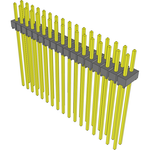 Conn Unshrouded Header HDR 34 POS 2.54mm Solder ST Top Entry Thru-Hole Bulk