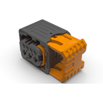 Conn Housing F 7 POS Crimp ST Cable Mount Black