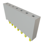 Conn Socket Strip SKT 7 POS 2.54mm Solder ST Top Entry Thru-Hole Bulk