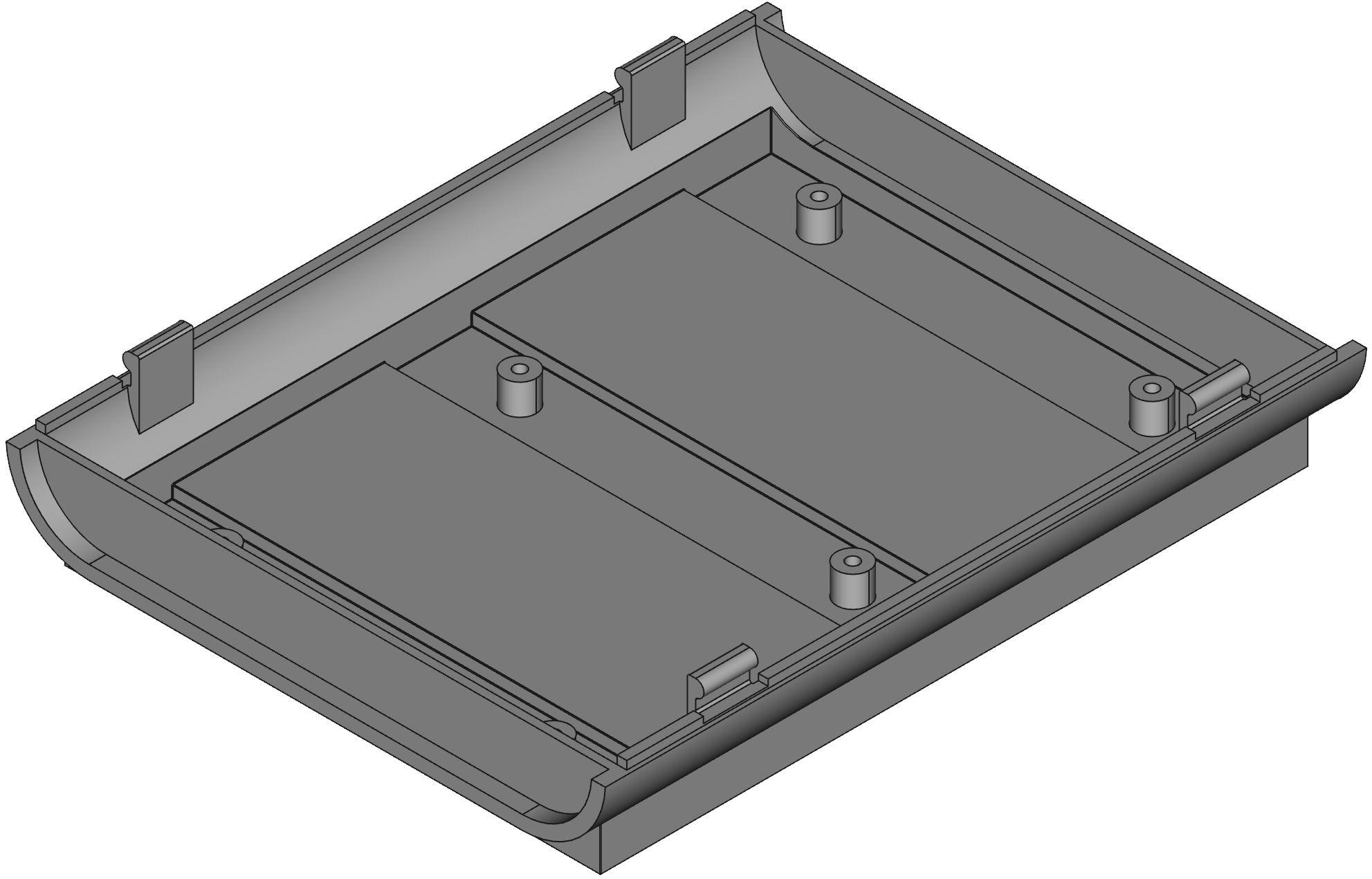 Hammond Manufacturing-1597CGY Scatole, contenitori e rack Light Gray Acrylonitrile Butadiene Styrene Wall Mount Plastic Enclosure