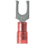 Fork Terminal 18-22AWG Copper Red 22.6mm Tin Box